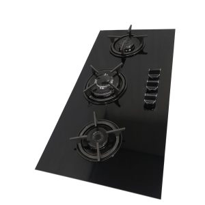 اجاق گاز صفحه ای 3شعله شیشه تاسوکی مدل A130